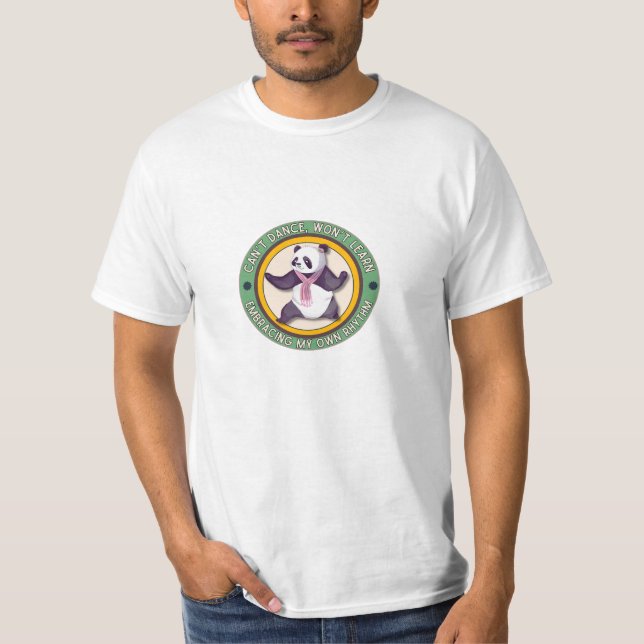 Camiseta panda que faz o que quer (Frente)