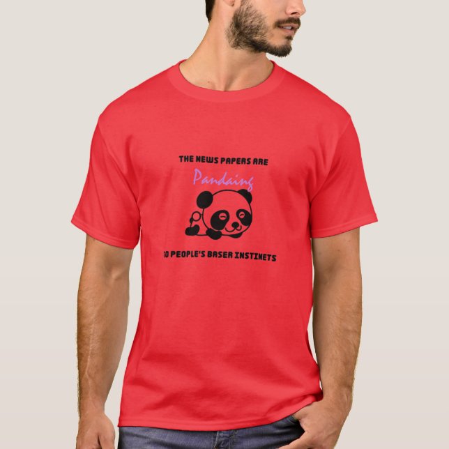 Camiseta Panda quotes retro (Frente)