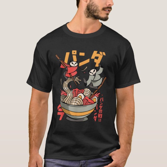 Camiseta Panda Ra Noodles Japonês (Frente)
