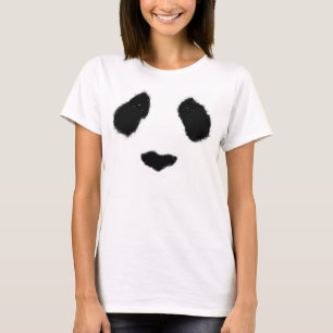 Camiseta Panda realista cara