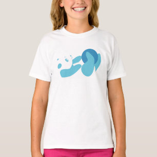Camiseta Panda Reproduzindo (Azul)