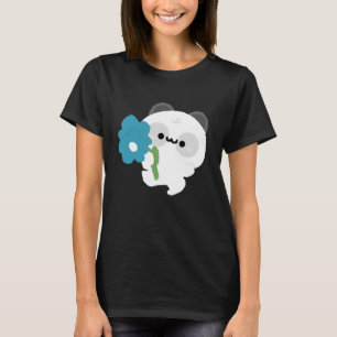 Camiseta Panda Romântico Fofo