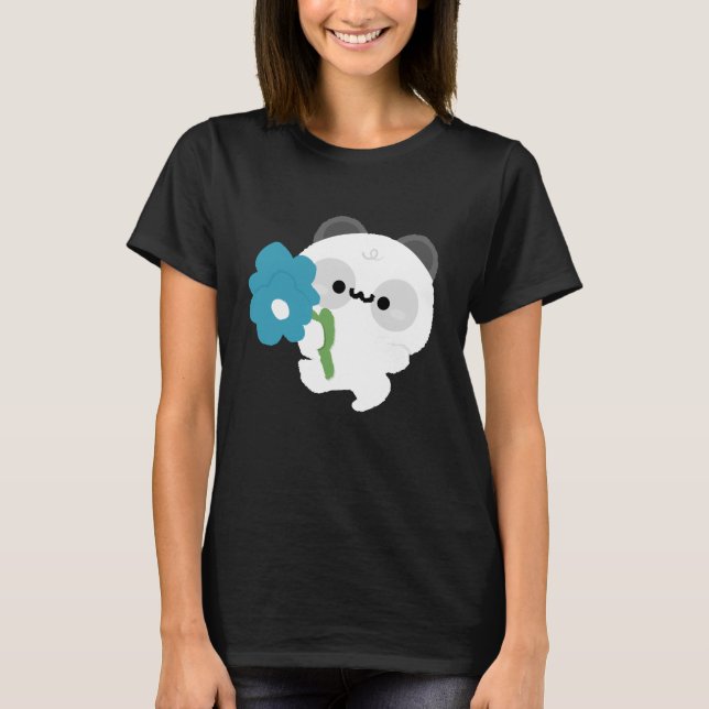 Camiseta  Panda Romântico Fofo (Frente)