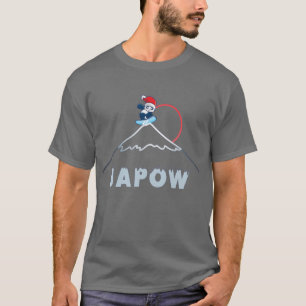 Camiseta Panda Snowboard No Japão T-Shirt