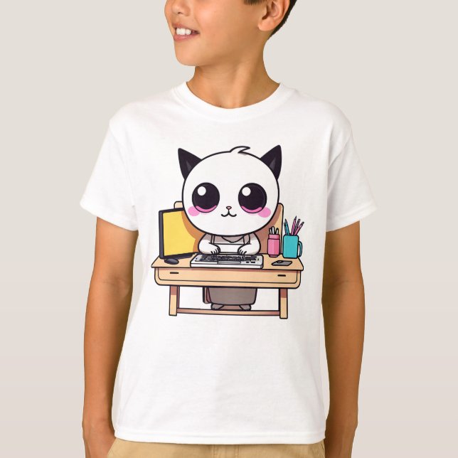 Camiseta Panda Sorria Antes De Comer (Frente)
