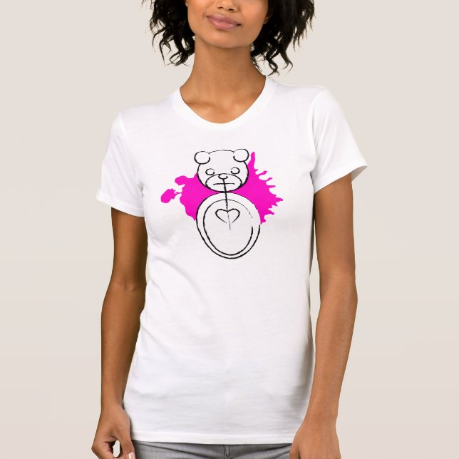 Camiseta panda splatz. (Frente)