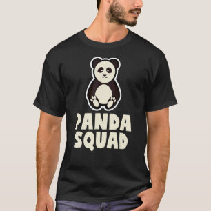 Camiseta Panda Squad Cuz Animal Bear Adulto & Toddler Safar