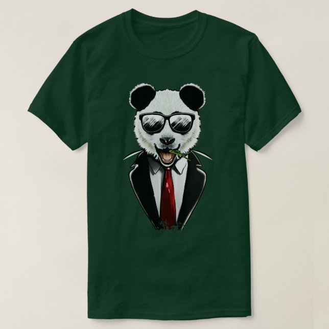 Camiseta Panda Suit (Frente do Design)