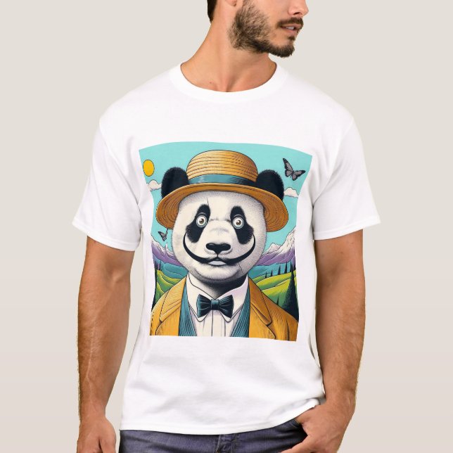 Camiseta Panda Surrealismo (Frente)