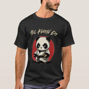 Camiseta Panda Taekwondo - Artes Marciais Coreanas Engraçad