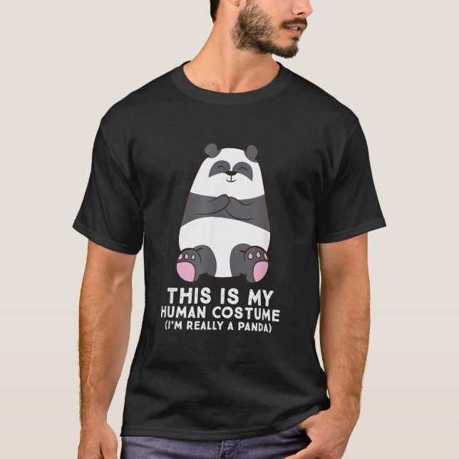 Camiseta Panda This Is My Hu I'M Really A Panda (Frente)