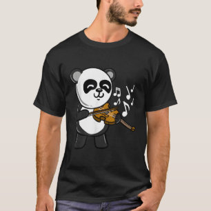Camiseta Panda Tocando Violino