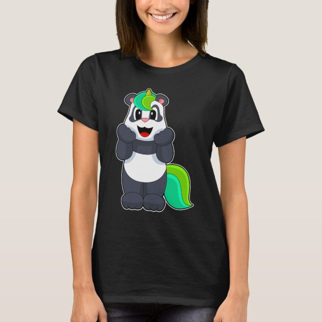 Camiseta Panda Unicorn (Frente)