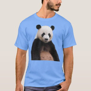 Camiseta Panda urso ama rosas da vida selvagem novelet