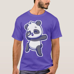 Camiseta Panda Urso Dabbing Cute Panda, Panda Amantes Premi