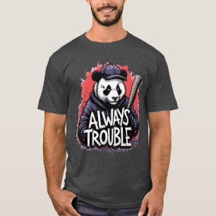 Camiseta Panda Urso Panda Gangster amigo Pandas