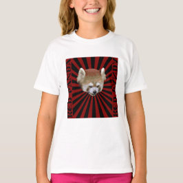 Camiseta panda vermelha