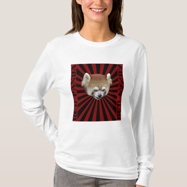 Camiseta panda vermelha (Frente)