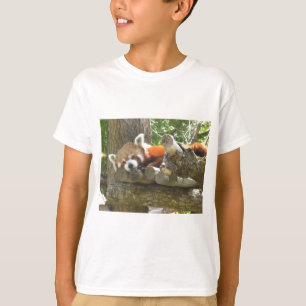Camiseta panda vermelha