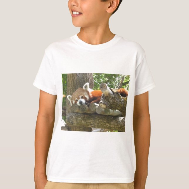Camiseta panda vermelha (Frente)