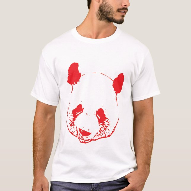 Camiseta Panda vermelha (Frente)
