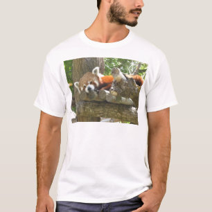 Camiseta panda vermelha
