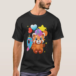 Camiseta Panda Vermelha 9Th Eu Tenho 9 Py
