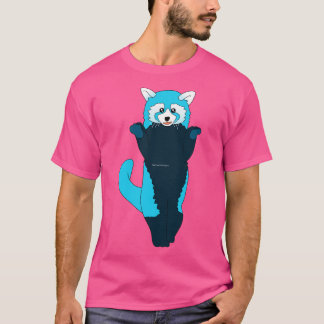 Camiseta Panda vermelha azul 2