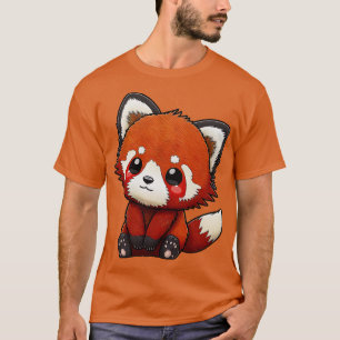 Camiseta Panda vermelha-branca 21