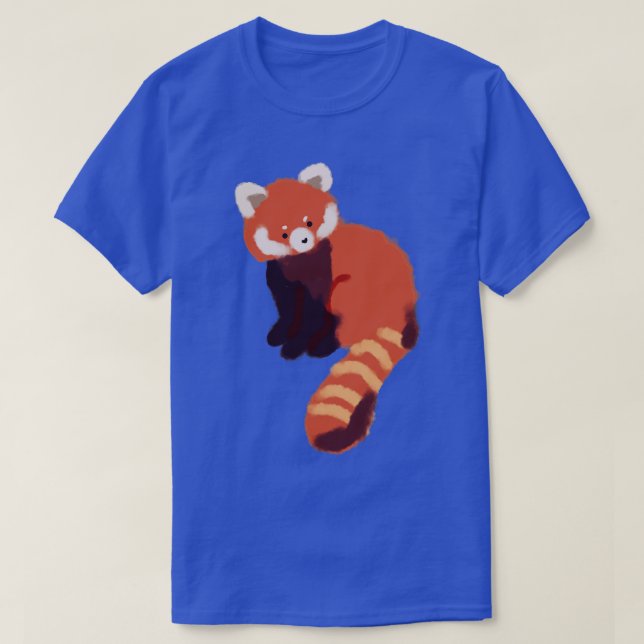Camiseta Panda vermelha-branca 23 (Frente do Design)