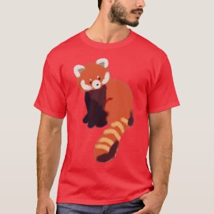 Camiseta Panda vermelha-branca 23