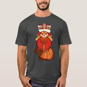 Camiseta Panda Vermelha Chinesa 1