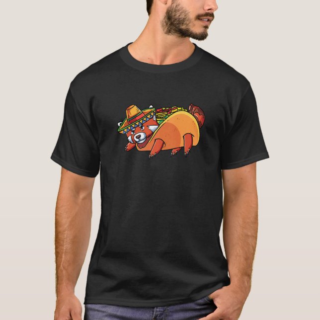 Camiseta Panda Vermelha Cuja Panda Vermelha Taco (Frente)