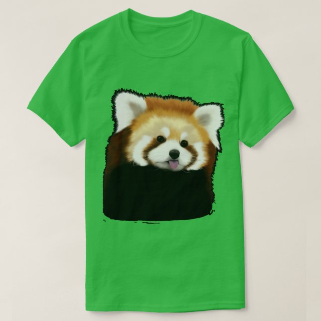 Camiseta Panda Vermelha Cura 17 (Frente do Design)
