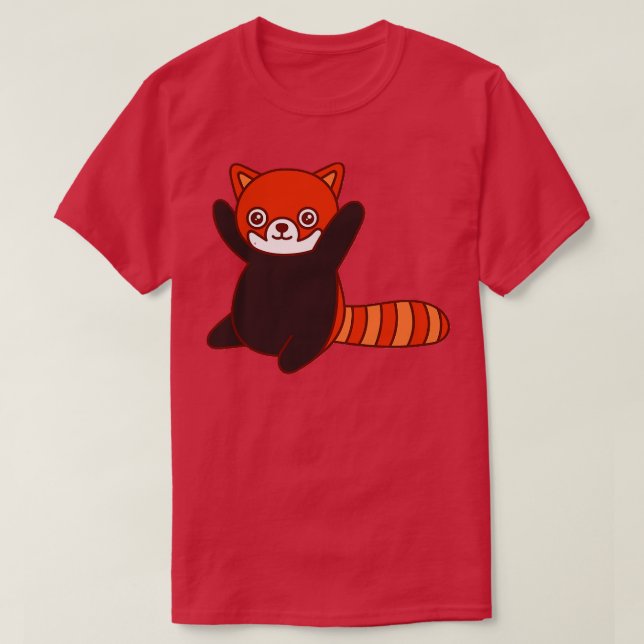 Camiseta Panda Vermelha Cura 29 (Frente do Design)