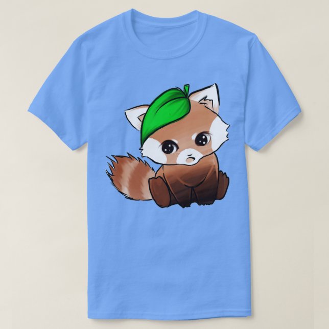 Camiseta Panda Vermelha e Cuta 19 (Frente do Design)
