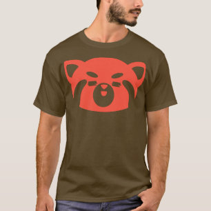 Camiseta Panda Vermelha Feliz e Bonita