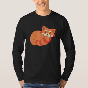 Camiseta Panda Vermelha Floresta Animal da China Selvagem