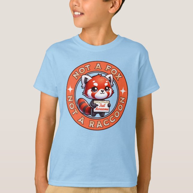 Camiseta Panda Vermelha Incrível (Frente)