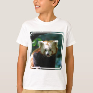 Camiseta Panda vermelha surpreendente