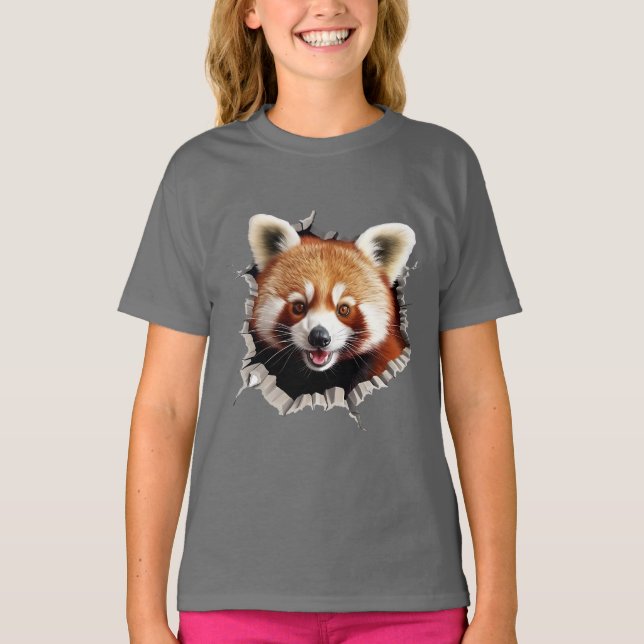 Camiseta Panda Vermelho (Frente)