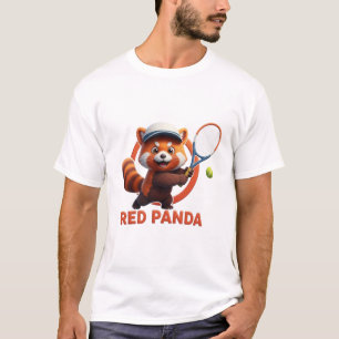 CAMISETA PANDA VERMELHO ÁS DO TÊNIS