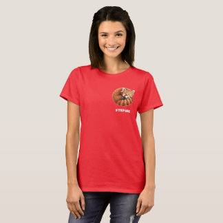 Camiseta Panda Vermelho Atrevido