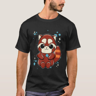 Camiseta Panda Vermelho Com Ceptro