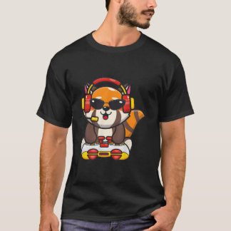 Camiseta Panda Vermelho Gamer Pandas Vermelhos Animal