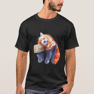 Camiseta Panda Vermelho Panda Vermelho Panda Vermelho