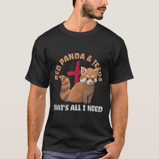 Camiseta Panda Vermelho Para um Especialista em Pandas Verm
