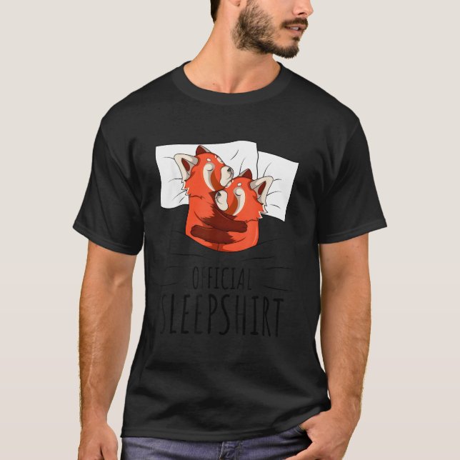 Camiseta Panda Vermelho Sono Oficial (Frente)