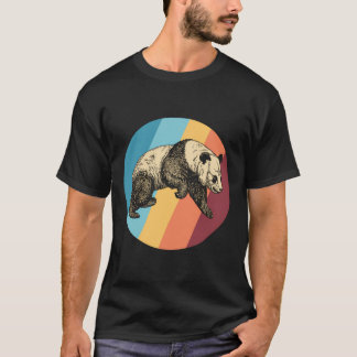 Camiseta Panda Vintage Retro Panda