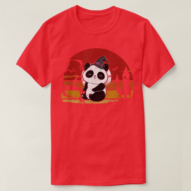 Camiseta Panda Witny Engraçado Zookeeper De Urso De Hallowe (Frente do Design)